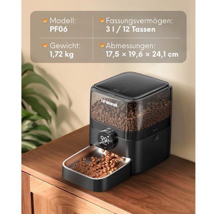 Automatic Cat Feeder, 3L WiFi