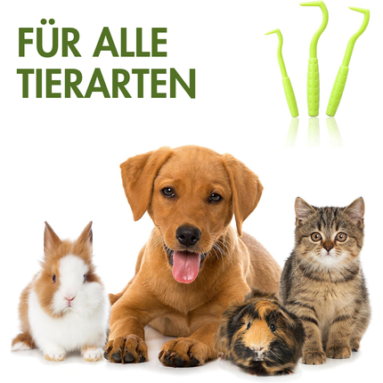 3er Set Zeckenhaken