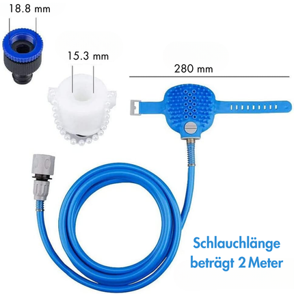 Duschkopf für Hunde