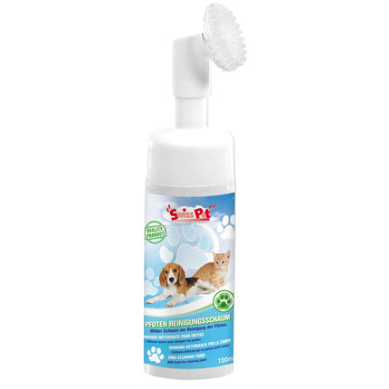 Mousse nettoyante pour pattes