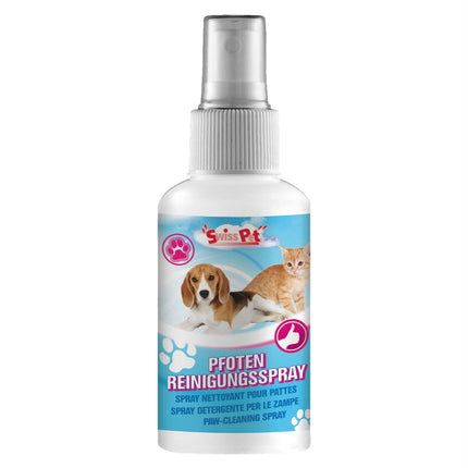 Spray nettoyant pour pattes