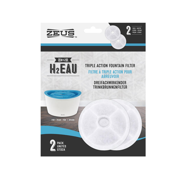 Filtre triple action H2EAU paquet de 2