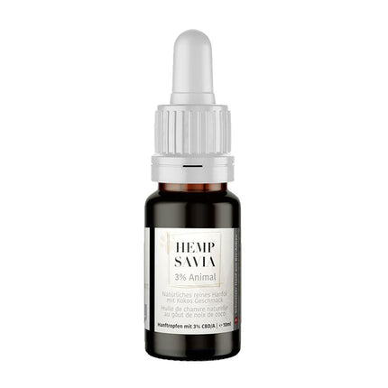 Huile CBD de noix de coco Hempsavia 3% 10ml