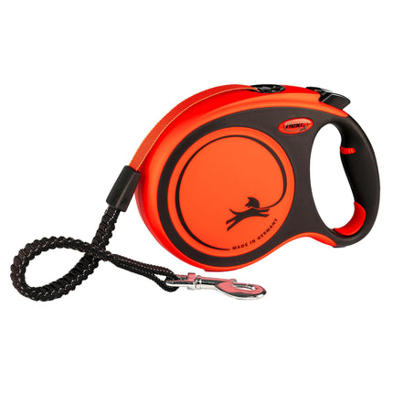 Flexi Xtreme L sangle 8m noir/orange
