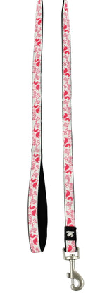 Laisse City, Love, 15mm/120cm, blanche