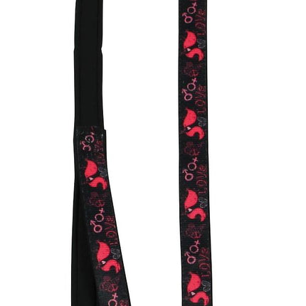 Laisse City, Love, 20mm/120cm, noire