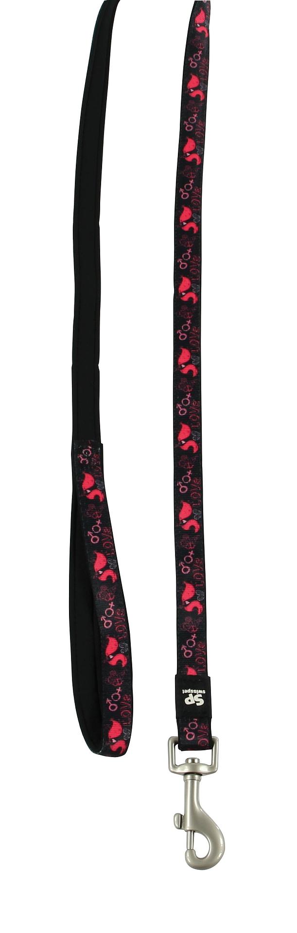 Laisse City, Love, 20mm/120cm, noire