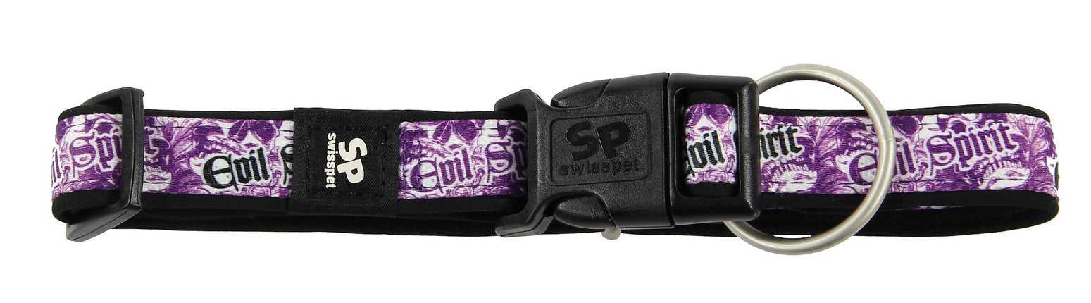 Halsband Evil-Spirit, 25mm/48-70cm, violett