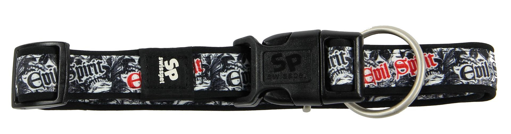 Halsband Evil-Spirit, 15mm/26-40cm, schwarz