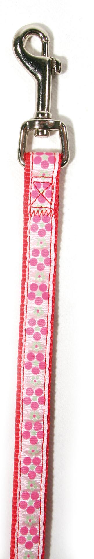 Laisse Flower 10, rouge