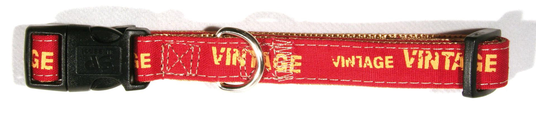Col vintage années 20, rouge