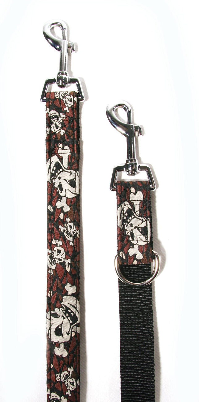 Laisse en plomb Crazypirat, 15mm/200cm, marron