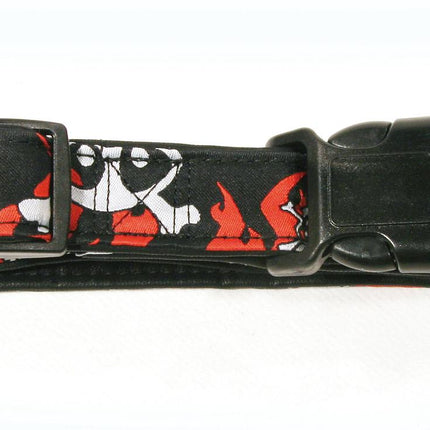 Collier Pirate de Feu, 25mm/40-65mm, noir
