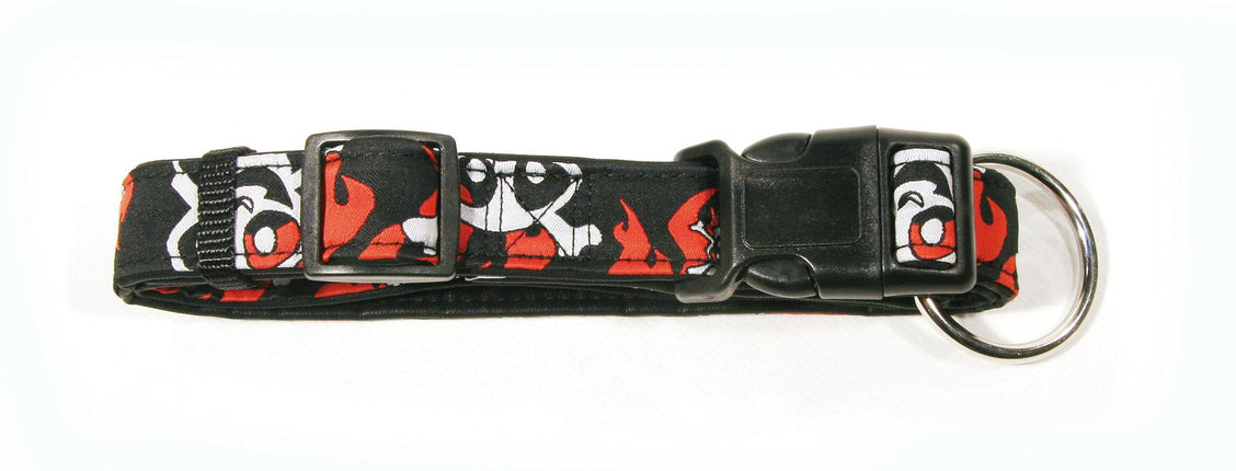 Collier Pirate de Feu, 25mm/40-65mm, noir