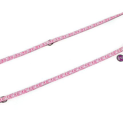 Laisse leader LOVE, 20 mm, blanche