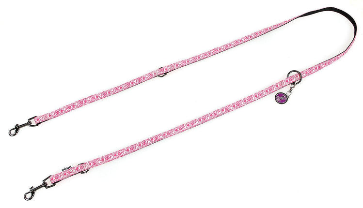 Laisse leader LOVE, 20 mm, blanche