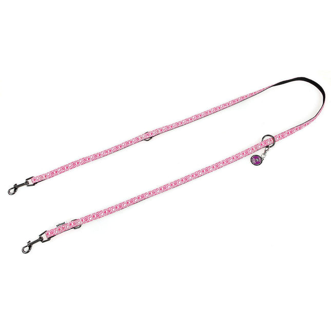 Laisse leader LOVE, 25 mm, blanche