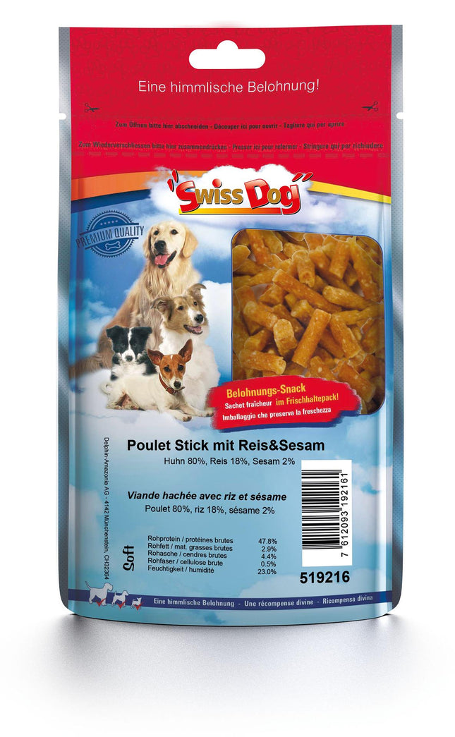 Bâtonnets de poulet au riz et sésame