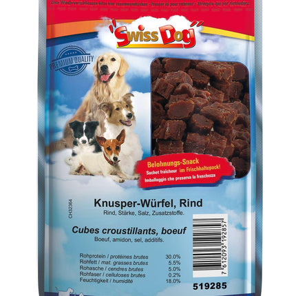 Cubes croustillants, boeuf