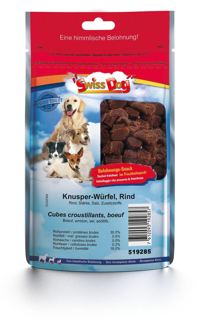 Cubes croustillants, boeuf