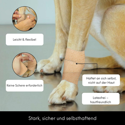 Selbstklebender Verband, 8 Rollen