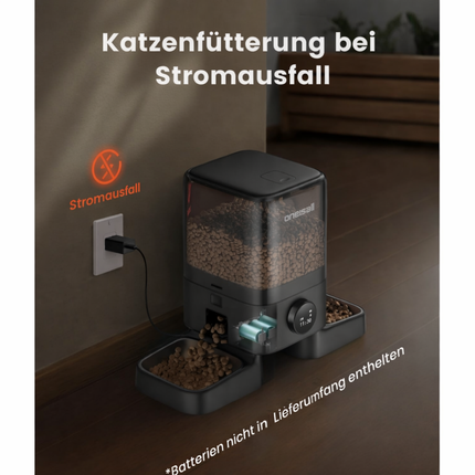 5L Futterautomat Katzen 2 Näpfe