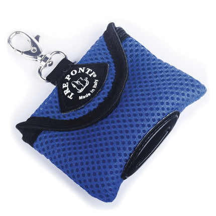 Sac à crottes pour chien bleu