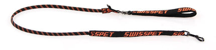 Laisse élastique SportLine, orange/noir