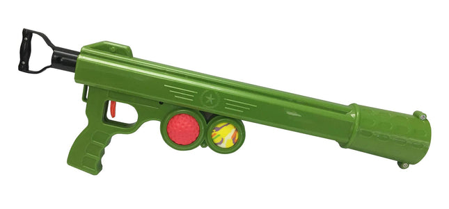 Canon à boule vert, L=46,5cm
