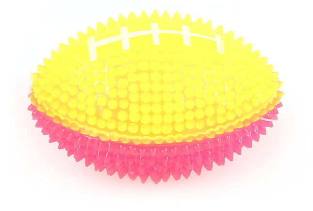 Leucht-Rugby, pink-gelb