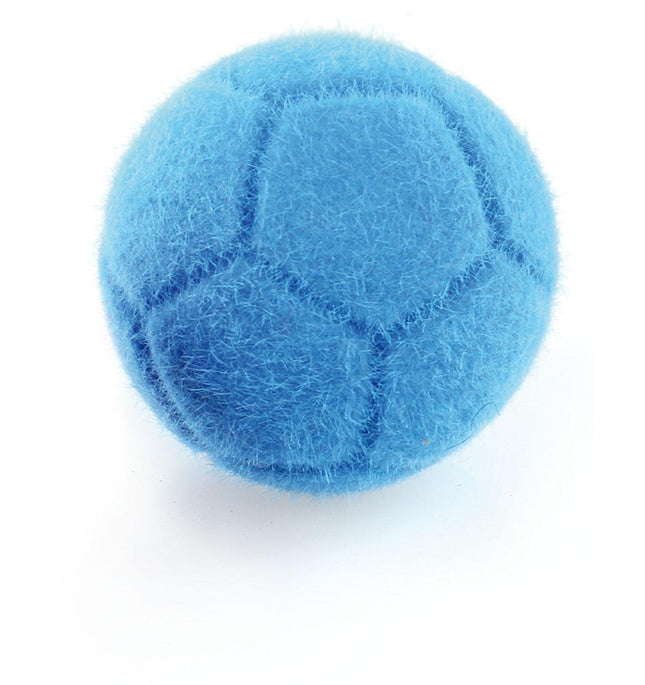 Flocking Wave-Fussball, blau, ø8cm