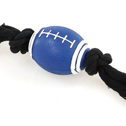 Ballon de rugby WAVE, bleu