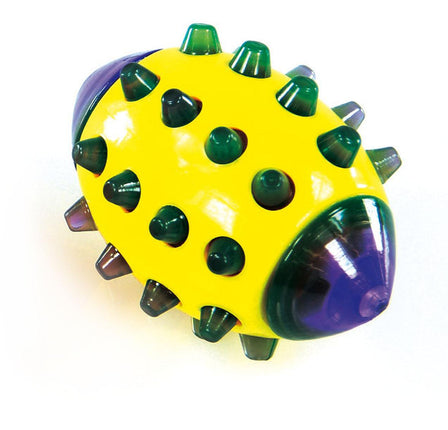 Ballon de rugby lumineux Light-Rocker, jaune-violet