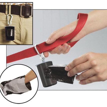 Poop-Bag Anhänger mit Kotbeutel, 2x20er-Rollen