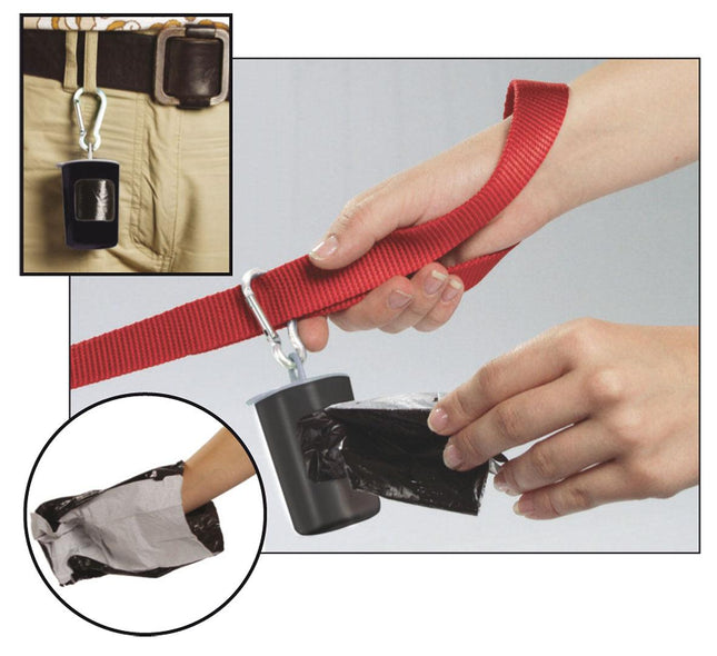 Poop-Bag Anhänger mit Kotbeutel, 2x20er-Rollen