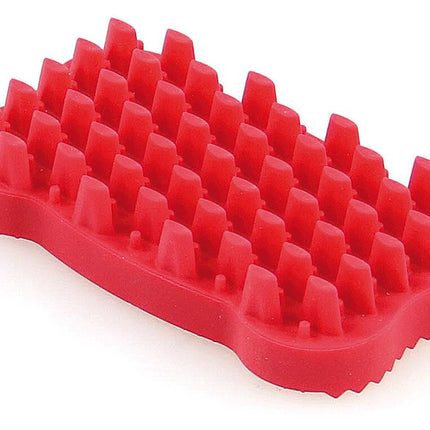 Brosse, cheveux longs, rouge