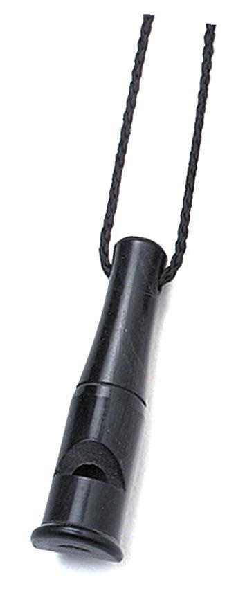 Hundepfeife aus Büffelhorn, Einton, 5cm