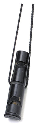 Hundepfeife aus Büffelhorn, zweitönig, 8cm