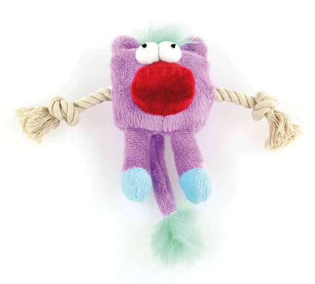 Piggy Cube, violett, mit Quietscher