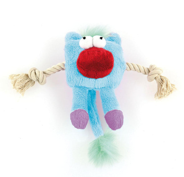 Piggy Cube, blau, ohne Quietscher