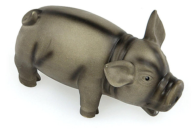 Latex-Schwein, schwarz, 15x8x8cm