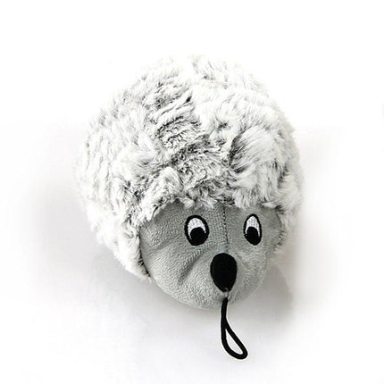 Hérisson en peluche, gris