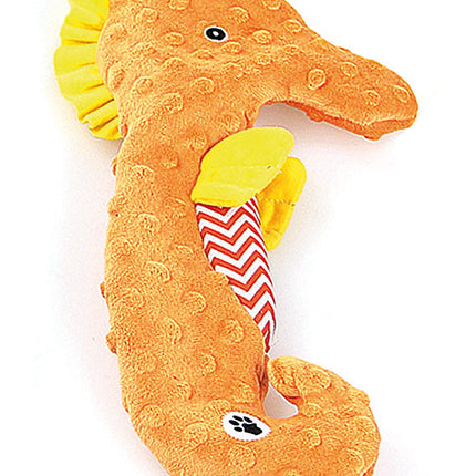 Hippocampe Noppi-Play, orange, sans couineur