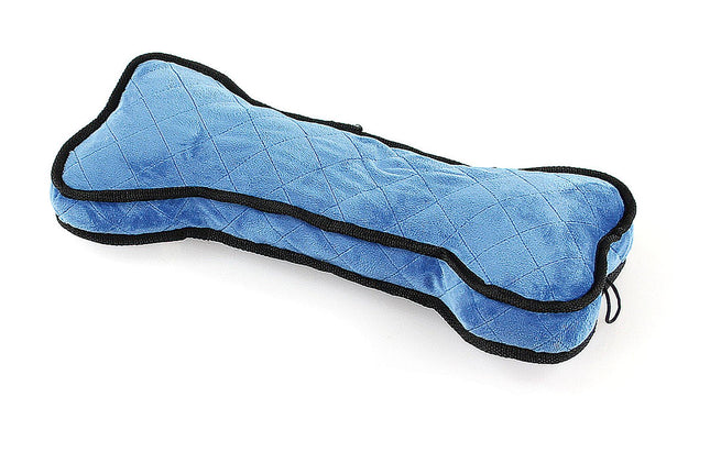 Bite Me Bone, bleu, 45x17x7,5cm, sans couineur