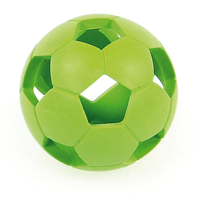 Ballon de football en caoutchouc souple, vert, ø5cm