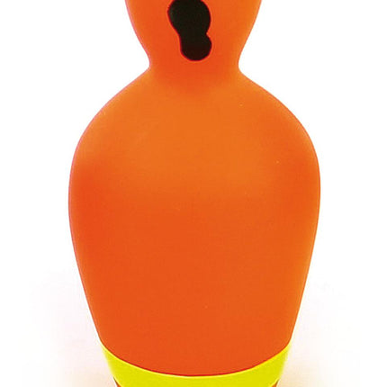 Mini quilles en vinyle orange