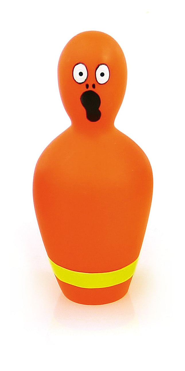 Mini quilles en vinyle orange