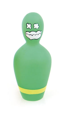 Mini quilles en vinyle vert
