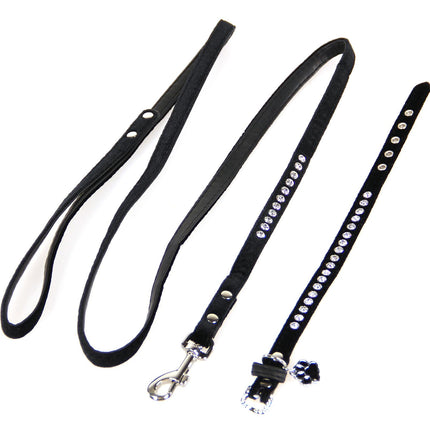 Hundehalsband &Leinenset Azure