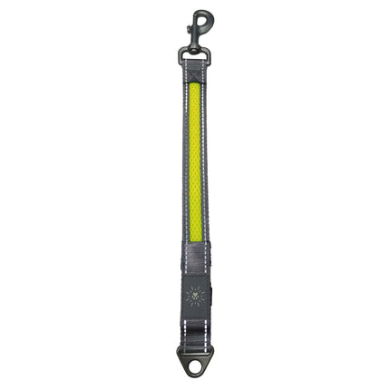 Extension de laisse Light, gris/jaune